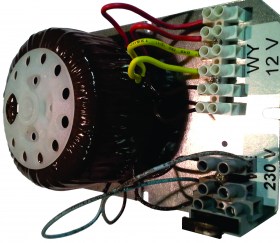 Transformator, separacyjny, bezpieczeństwa 230/12V, LED, (AC)12V